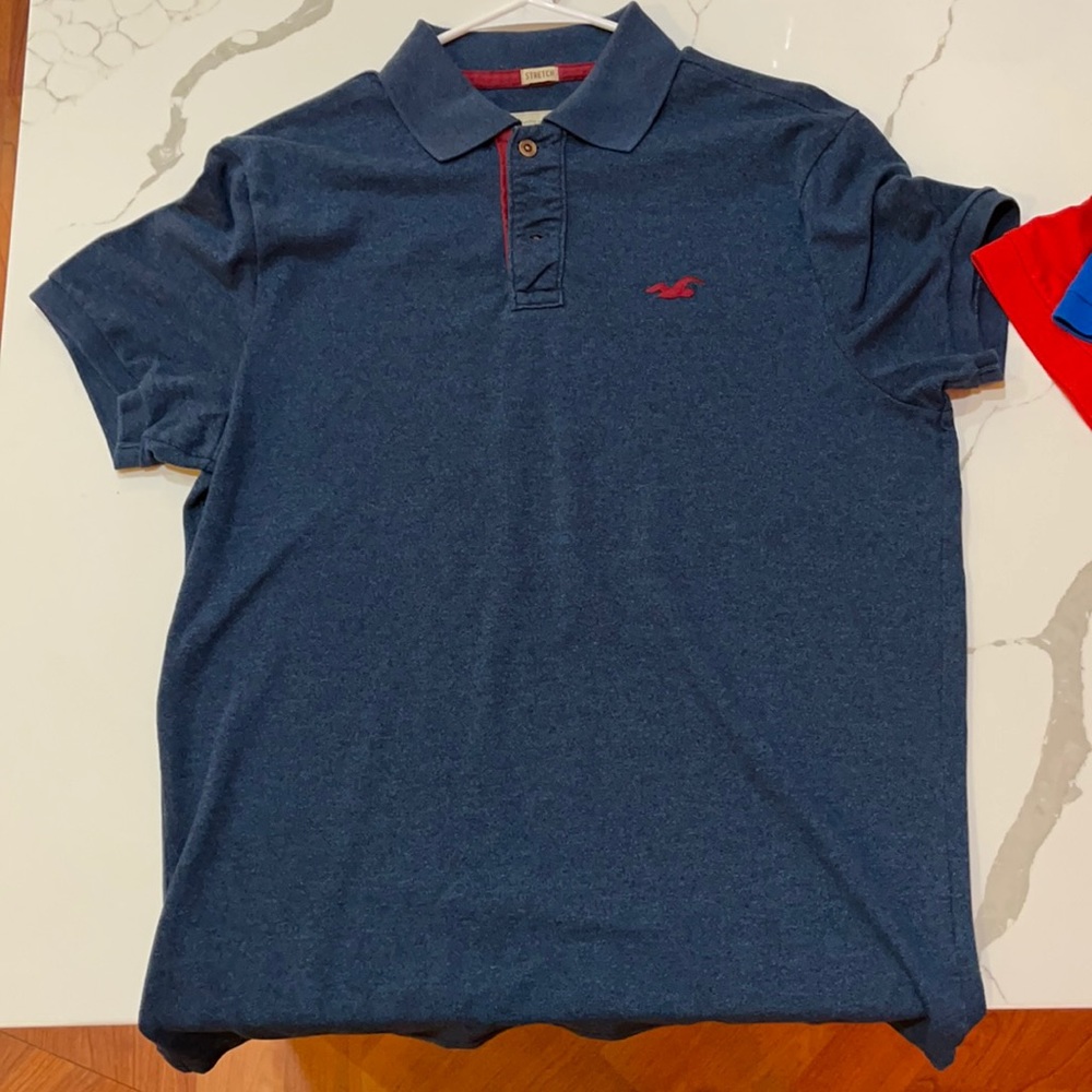 Hollister men’s stretch Polo